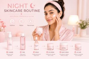Night Skincare Routine for healthy skin
